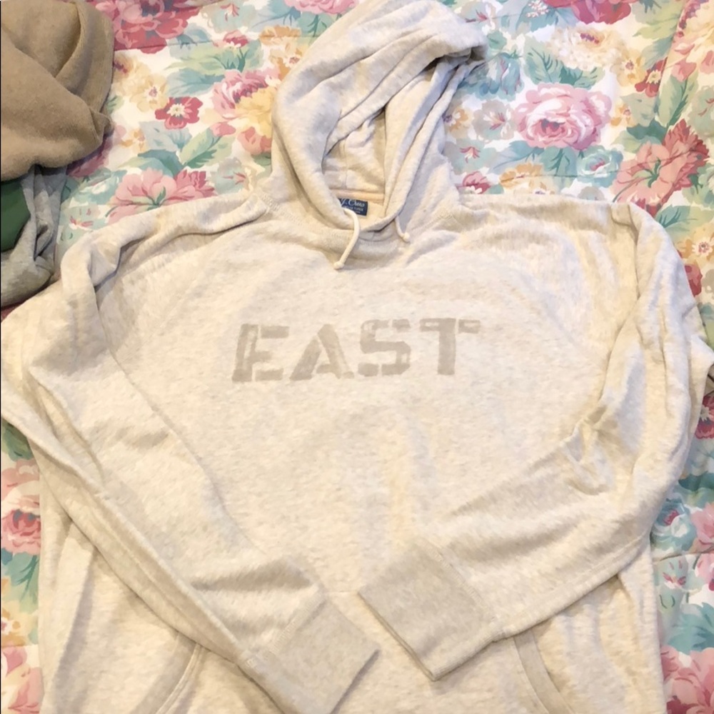 Mens J. Crew hoodie “vintage fleece” “east”